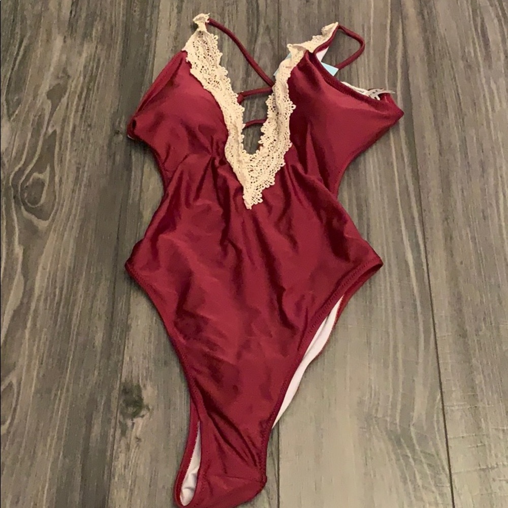 One piece bathing suit